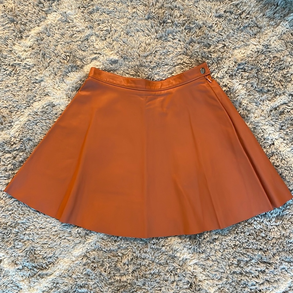 American Apparel Leather Skirt